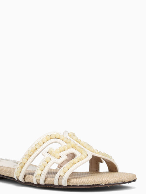 Bay Tide Modern Ivory Beads Off White / 5 / M