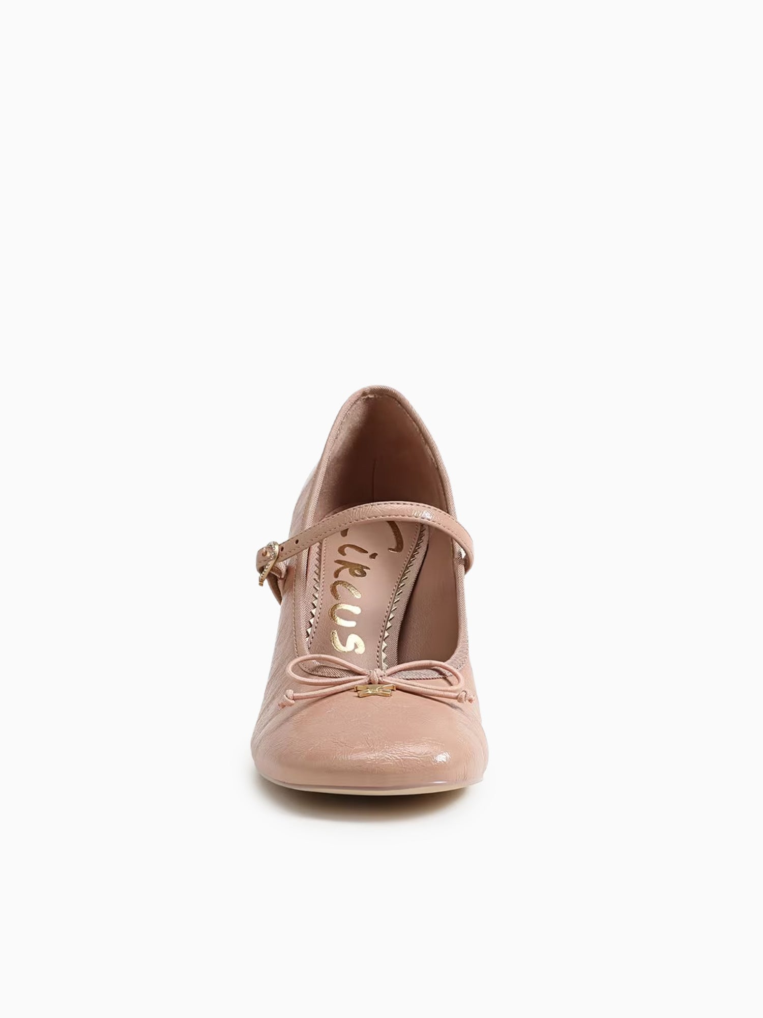 Vivian Ballet Blush Crinkle Patent Beige / 5 / M