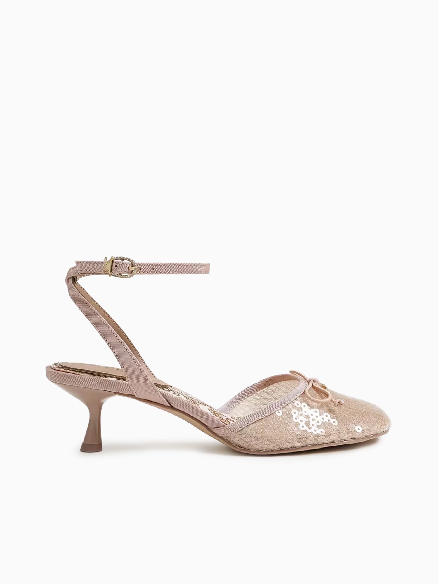 Rosetta Crema Sequins Fabric Beige / 5 / M