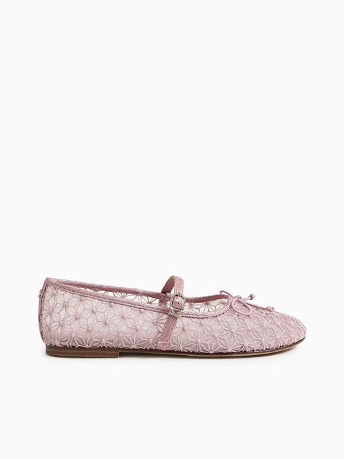 Sofie Rosette Blush Fabric Pink / 5 / M