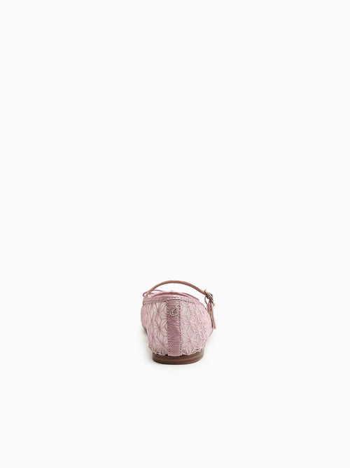 Sofie Rosette Blush Fabric Pink / 5 / M