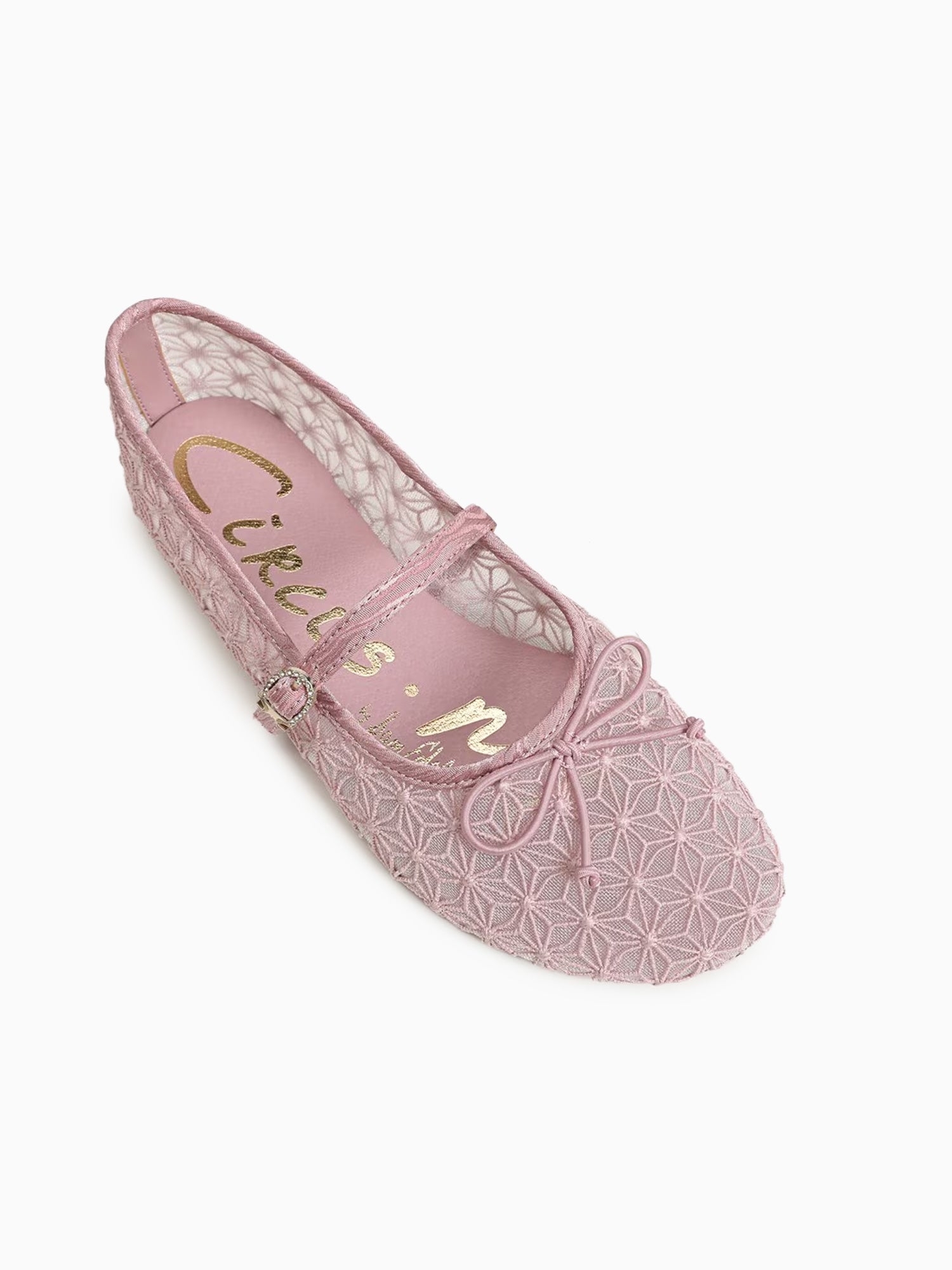 Sofie Rosette Blush Fabric Pink / 5 / M