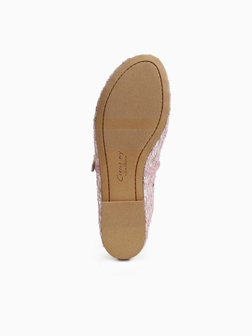 Sofie Rosette Blush Fabric Pink / 5 / M