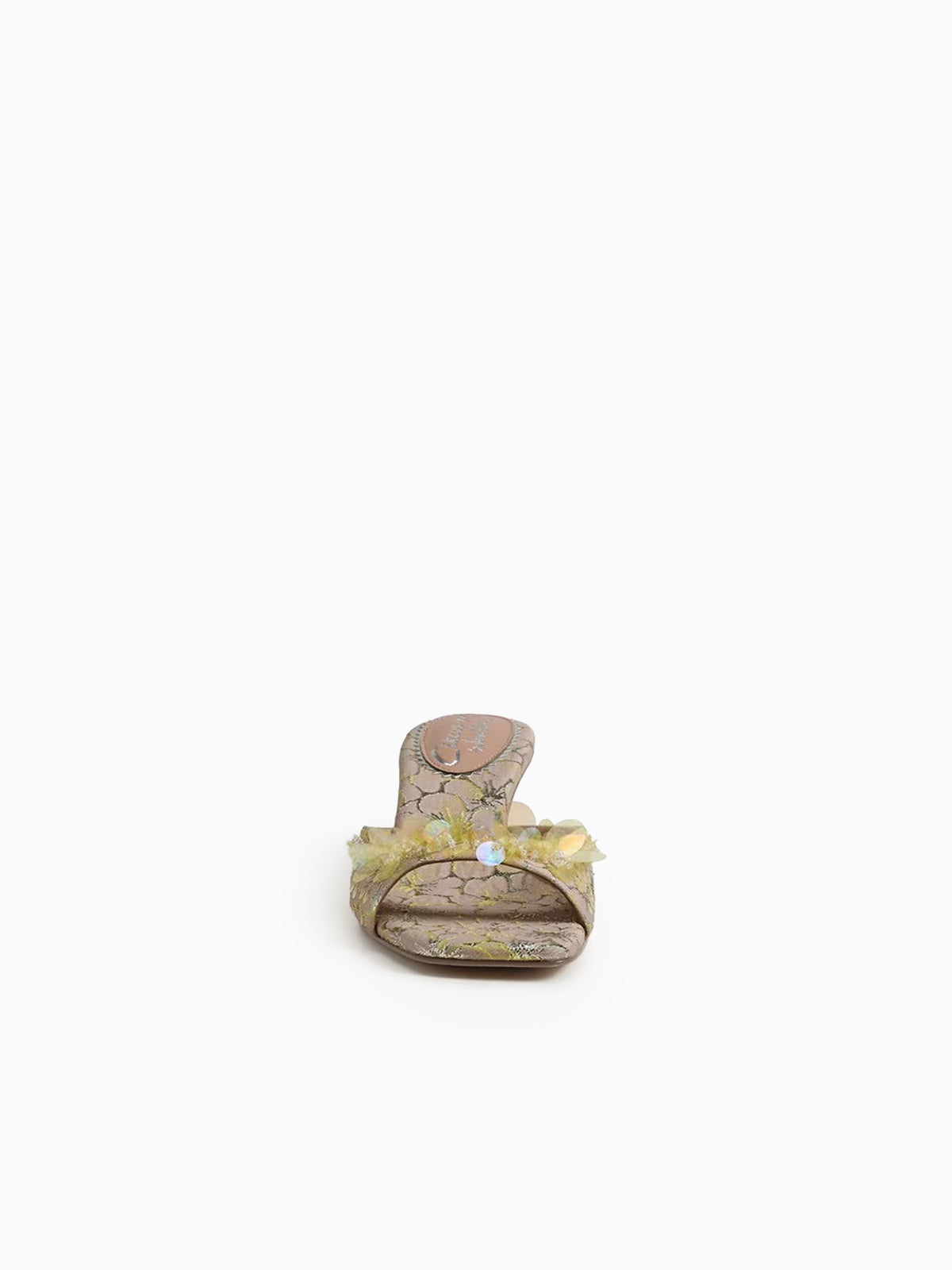 Juliana Gold Leaf Multi Sequins Fabric Gold / 5 / M