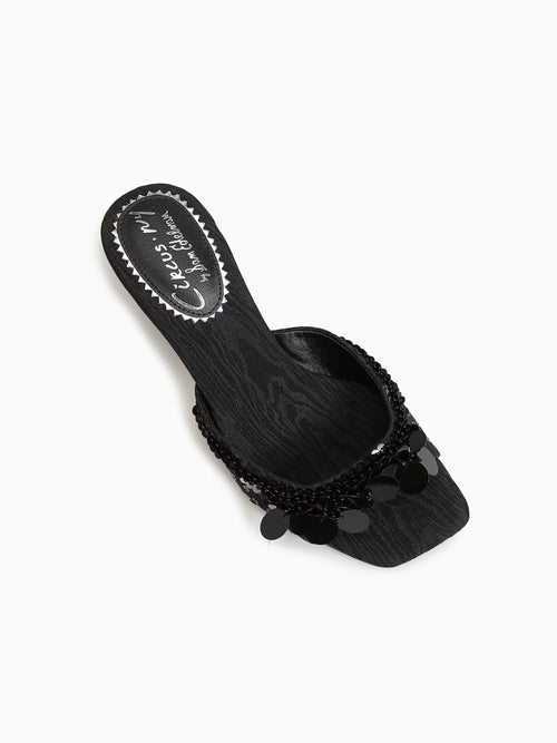 Juliana Black Sequins Fabric Black / 5 / M