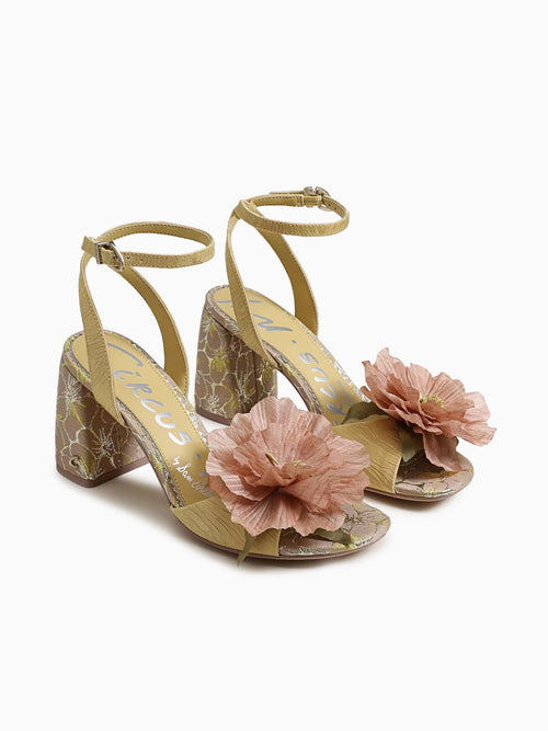 Aria Flower Dusty Yellow Fabric Yellow / 5 / M