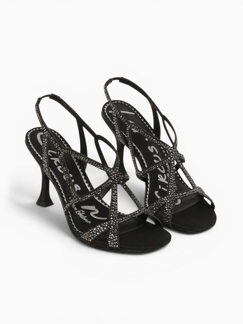 Louisa Black Fabric Black / 5 / M