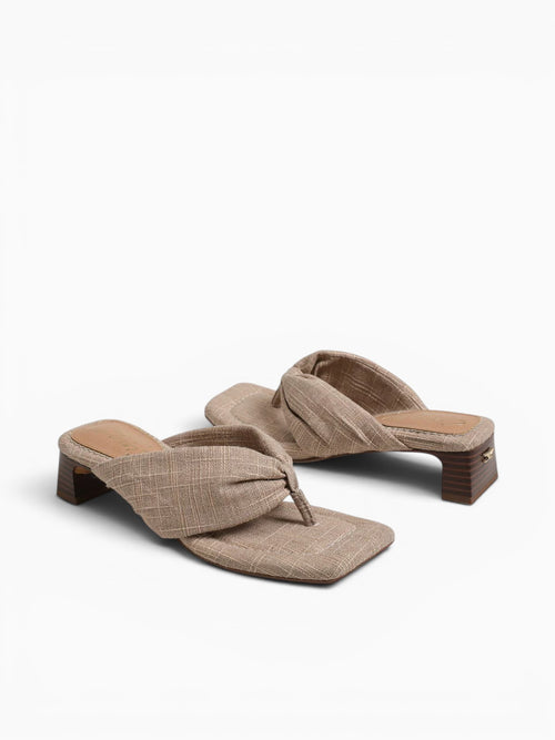 Colette Natural Gold Burlap Natural / 5 / M
