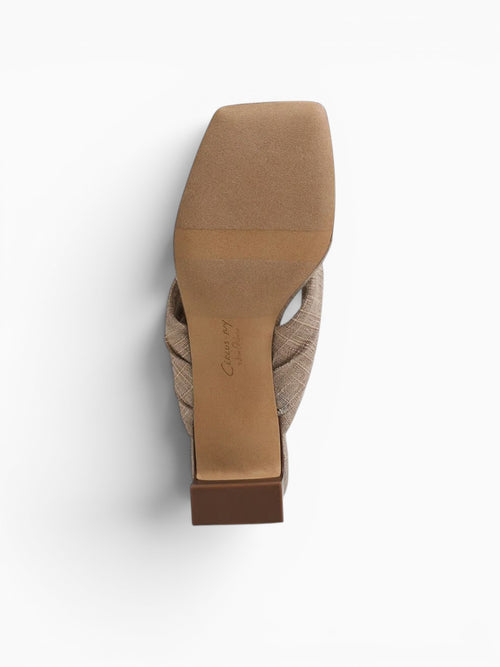 Colette Natural Gold Burlap Natural / 5 / M