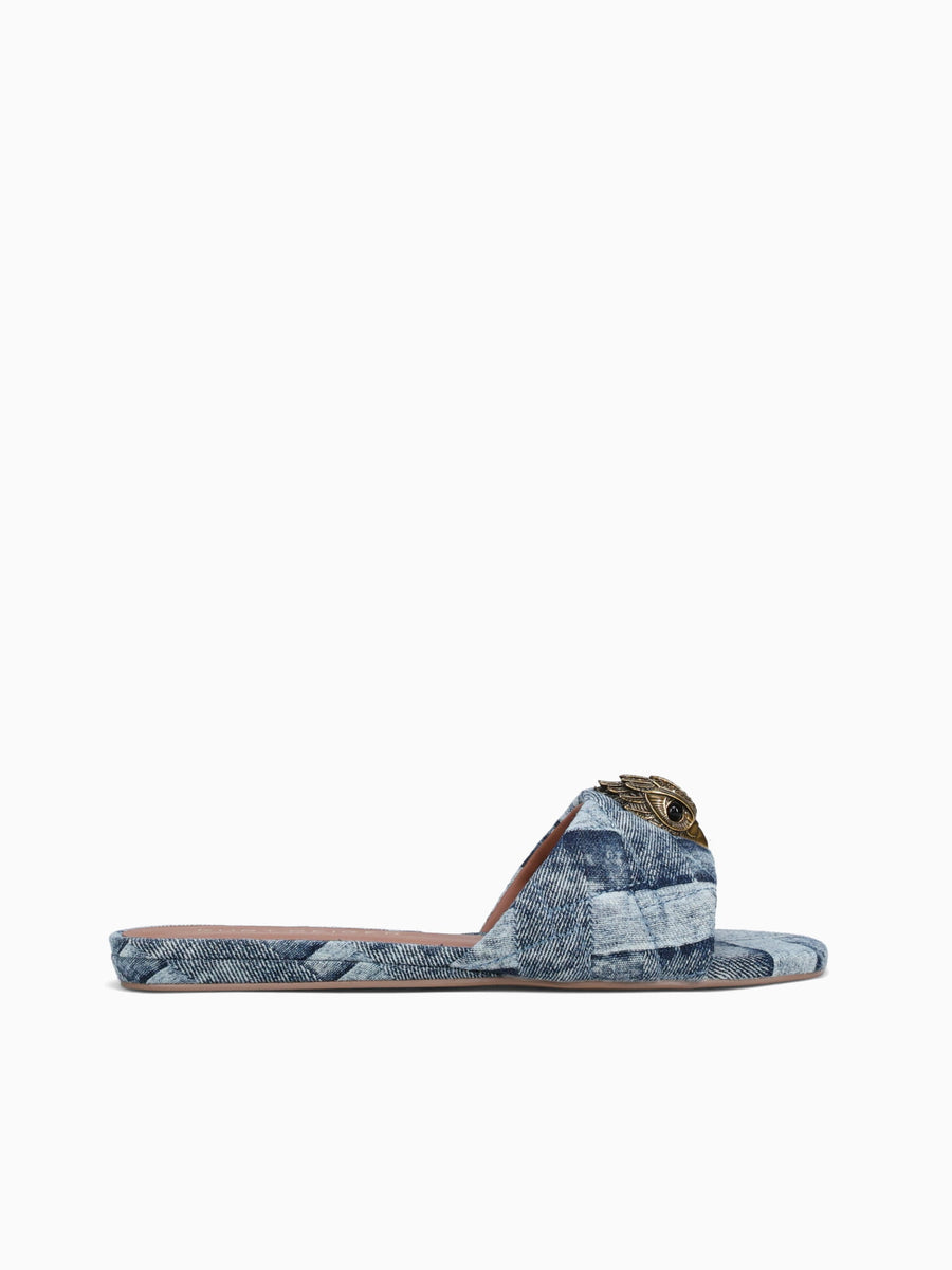 Kensington Flat Sandal Denim Denim Blue / 5 / M