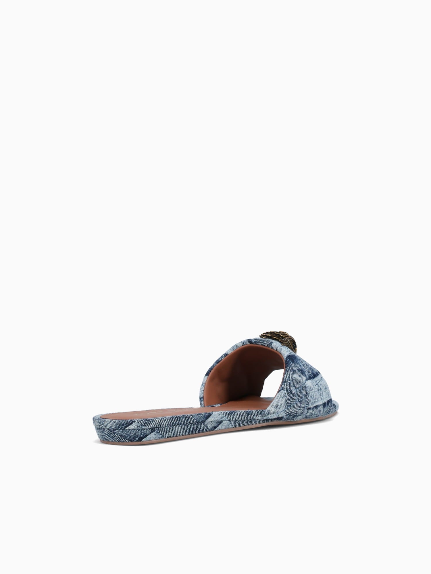 Kensington Flat Sandal Denim Denim Blue / 5 / M