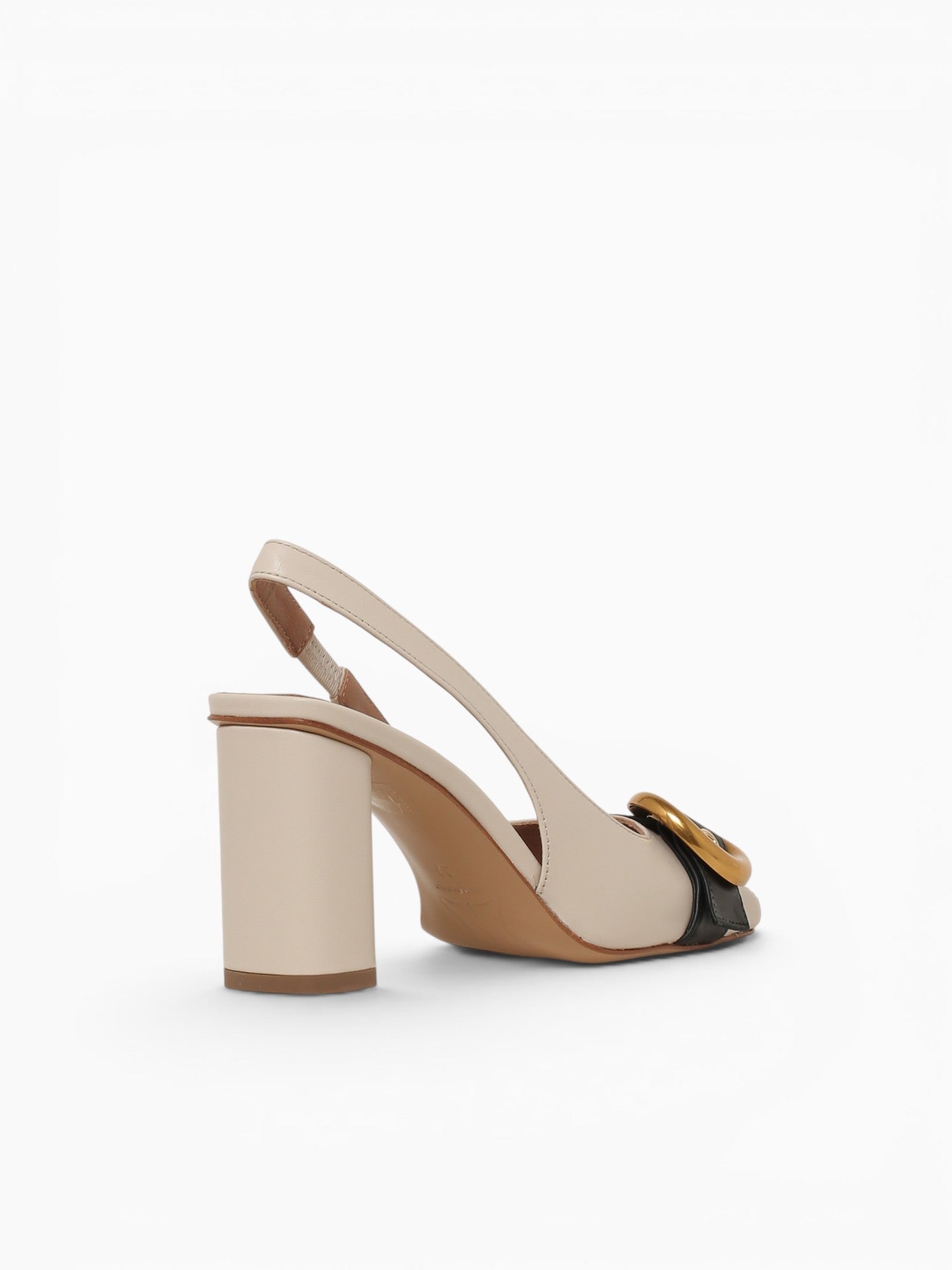 Mirilla Milk Nero nappa Off White / 36 / M