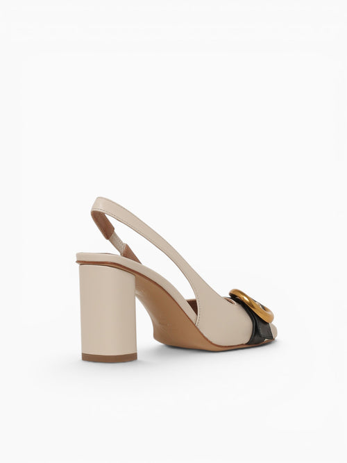 Mirilla Milk Nero nappa Off White / 36 / M