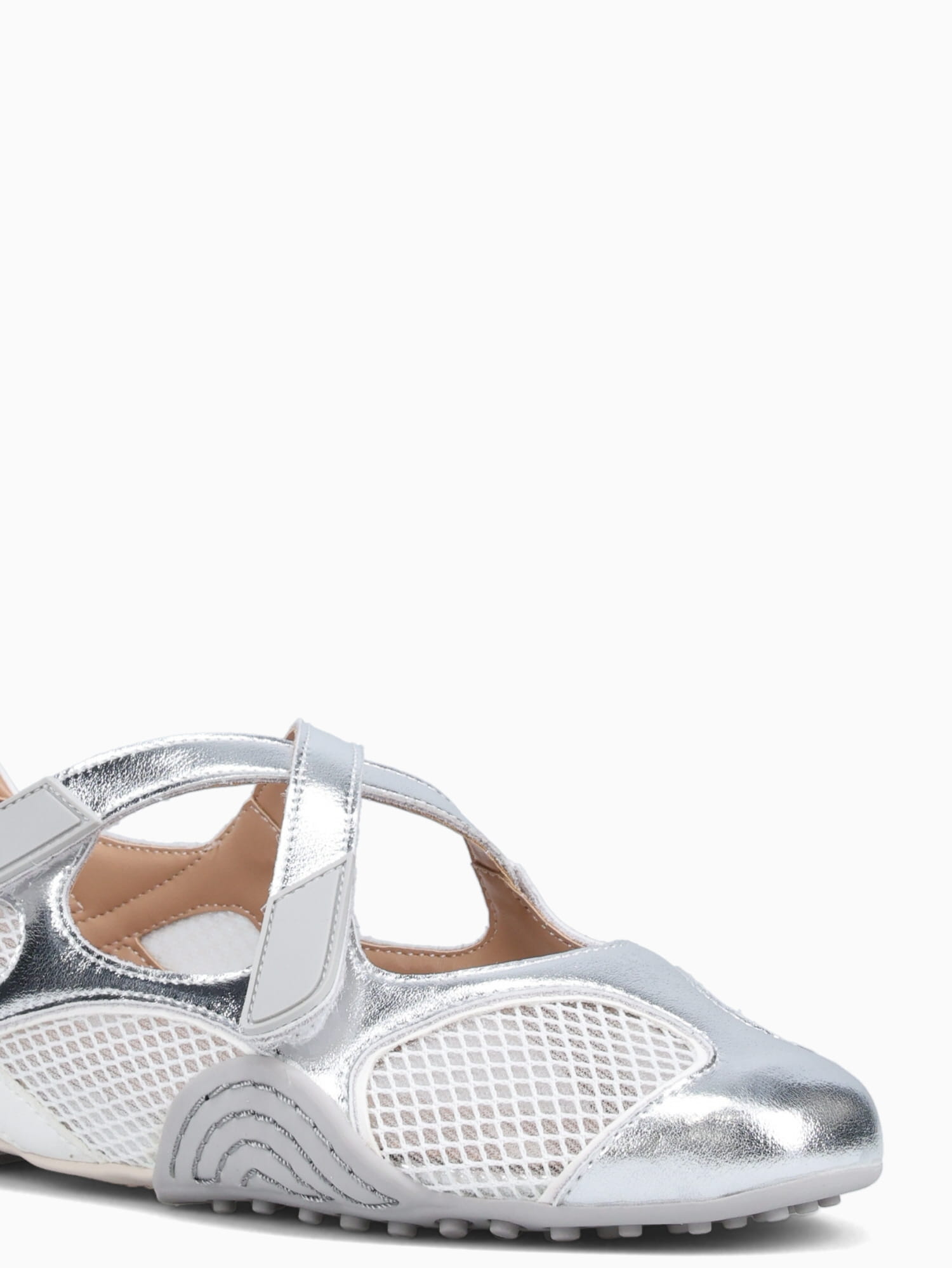 Miriam Argento Bianco pelle Grey / 5 / M