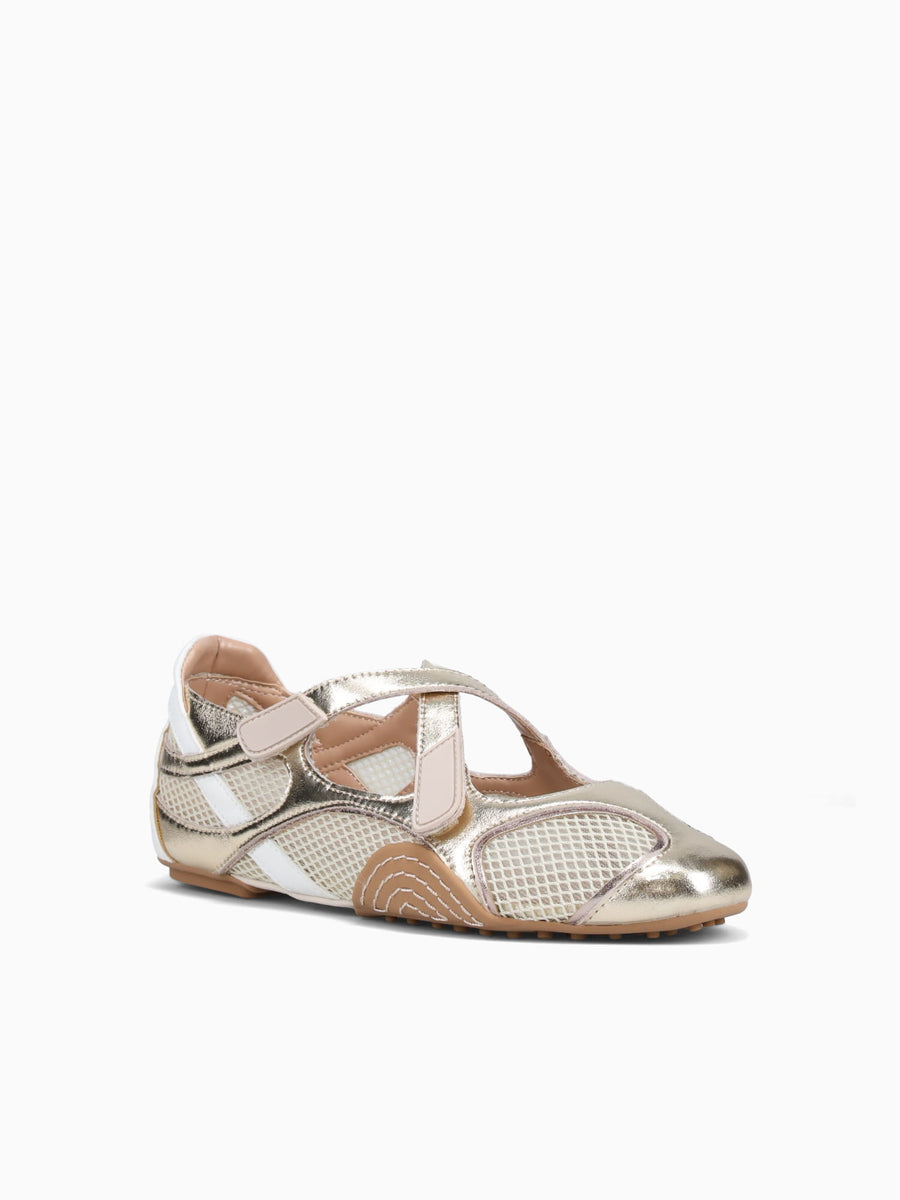 Miriam Platino Bianco pelle Gold / 5 / M