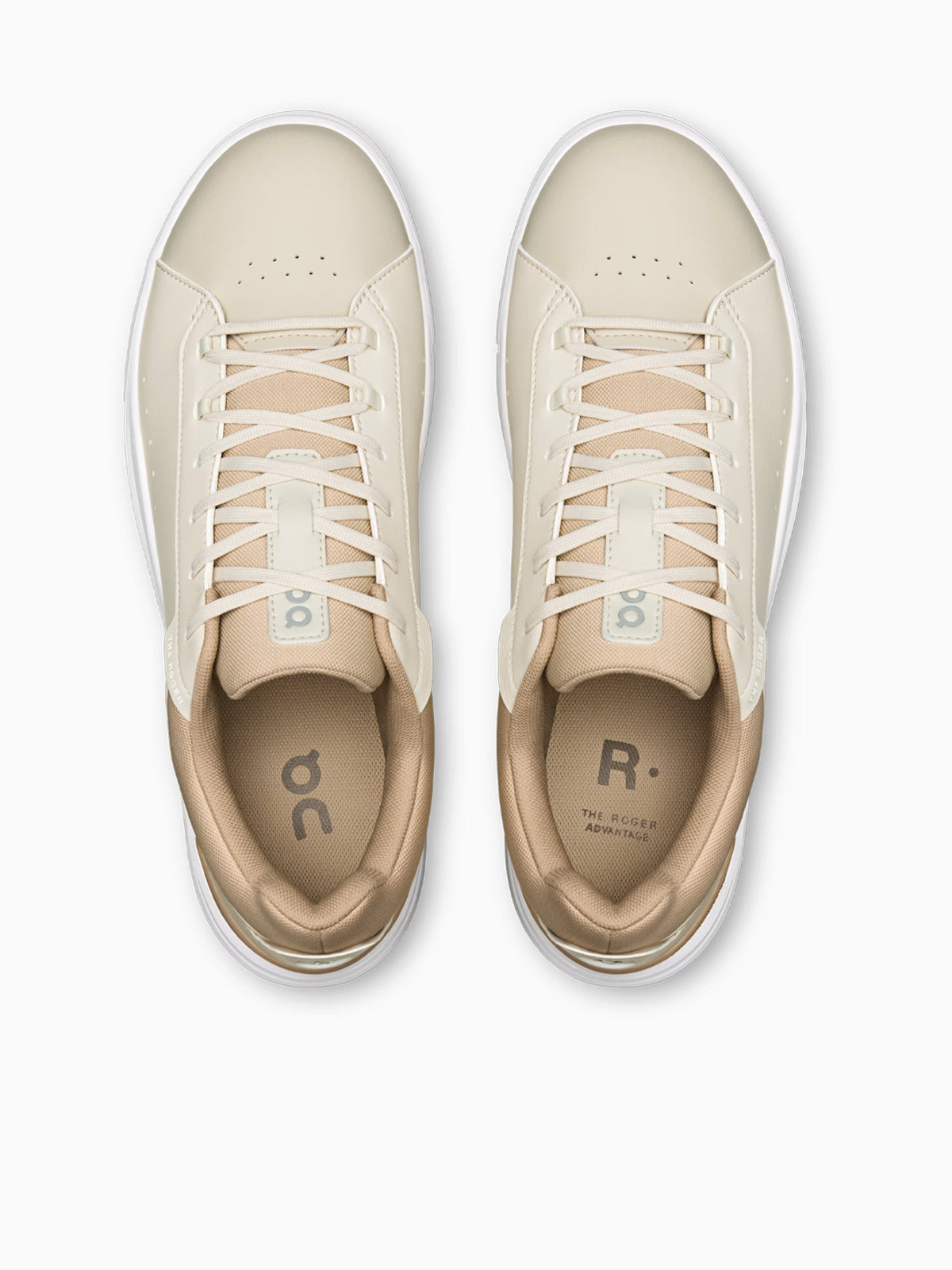 The Roger Advantage Sand Grain leather Off White / 7 / M