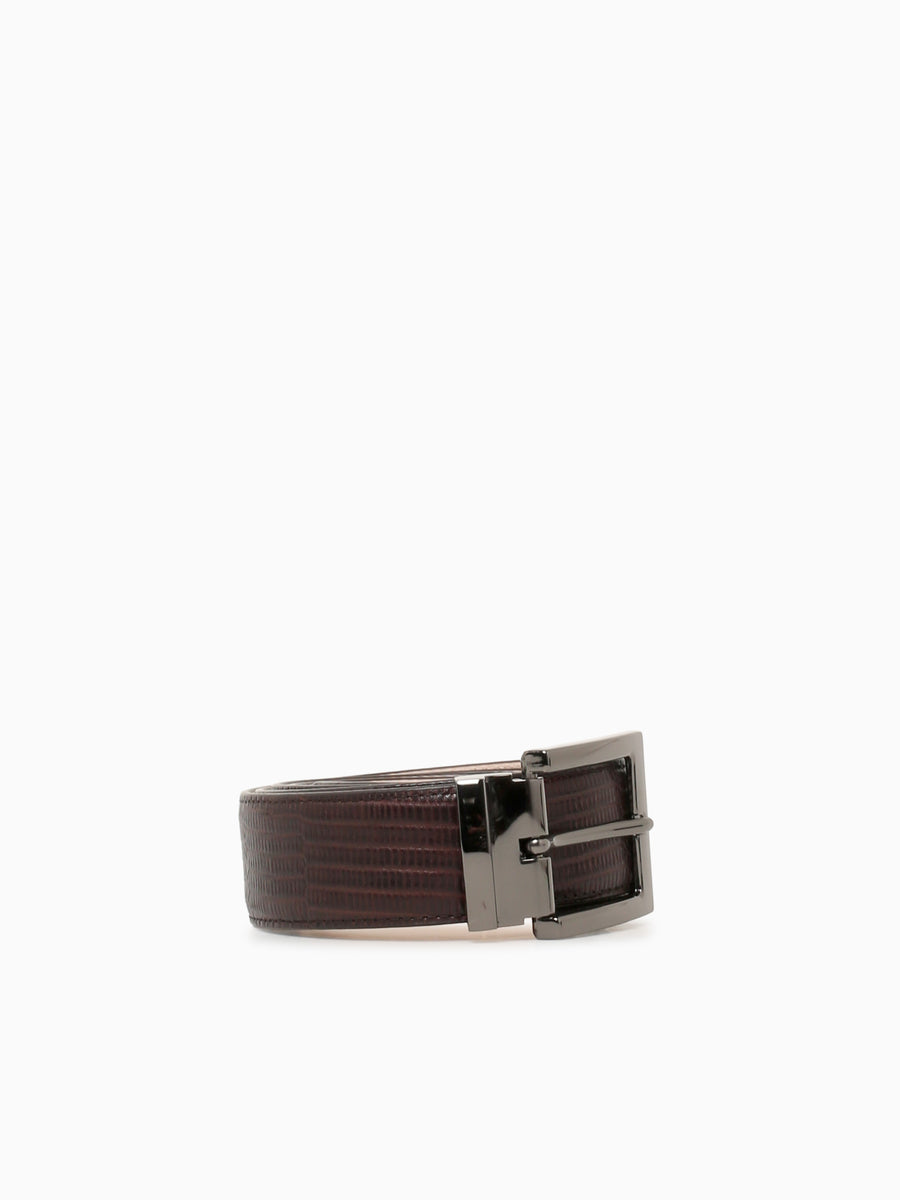 Mahershala T.moro Lizard Stamp Dark Brown / 46