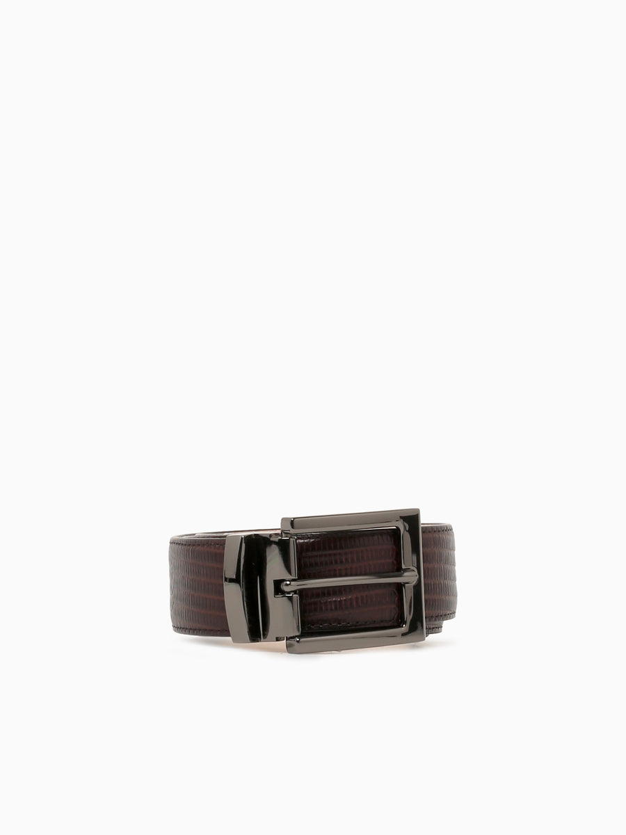 Mahershala T.moro Lizard Stamp Dark Brown / 46