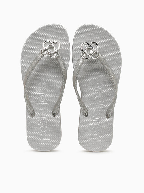 Fresh Silver Glitter Silver / 5 / M