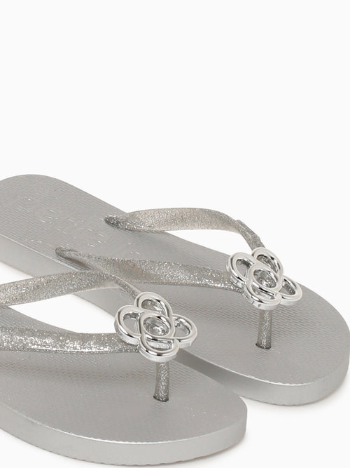 Fresh Silver Glitter Silver / 5 / M