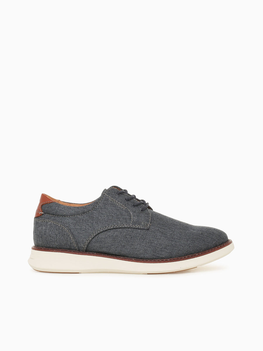 Launch Canvas Plain Toe Navy Cognac canv Navy / 7 / M