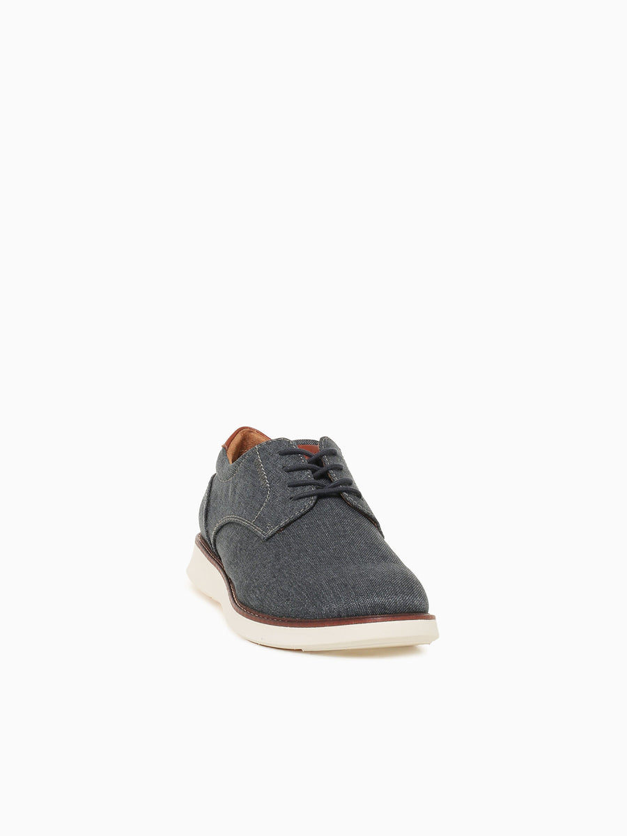 Launch Canvas Plain Toe Navy Cognac canv Navy / 7 / M
