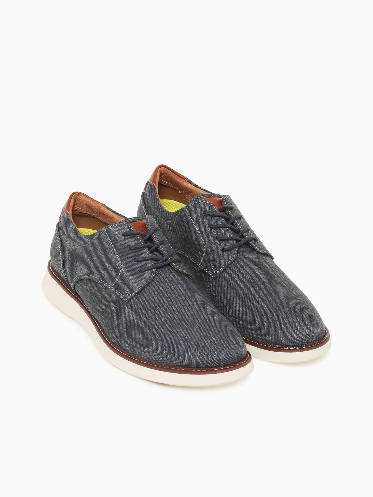 Launch Canvas Plain Toe Navy Cognac canv Navy / 7 / M