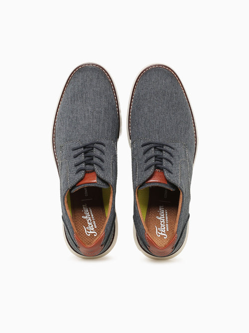 Launch Canvas Plain Toe Navy Cognac canv Navy / 7 / M
