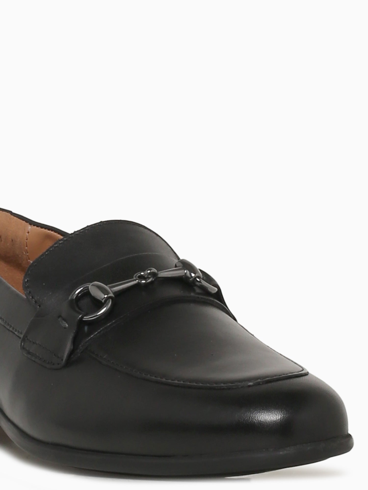 Modena Moc Toe Bit Black Leather Black / 7 / M