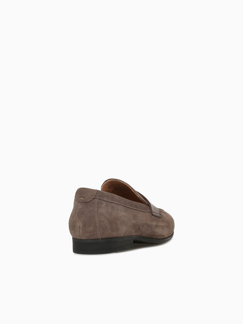 Modena Moc Toe Penny Grey Brown sde Smoo Grey / 7 / M