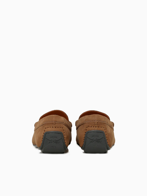 Motor Smooth Moc Toe Penny Sand Nubuck Taupe / 7 / M