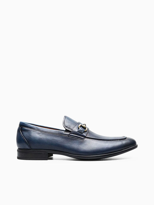 Zaffiro Moc Toe Bit Ii Navy Leather Navy / 7 / M