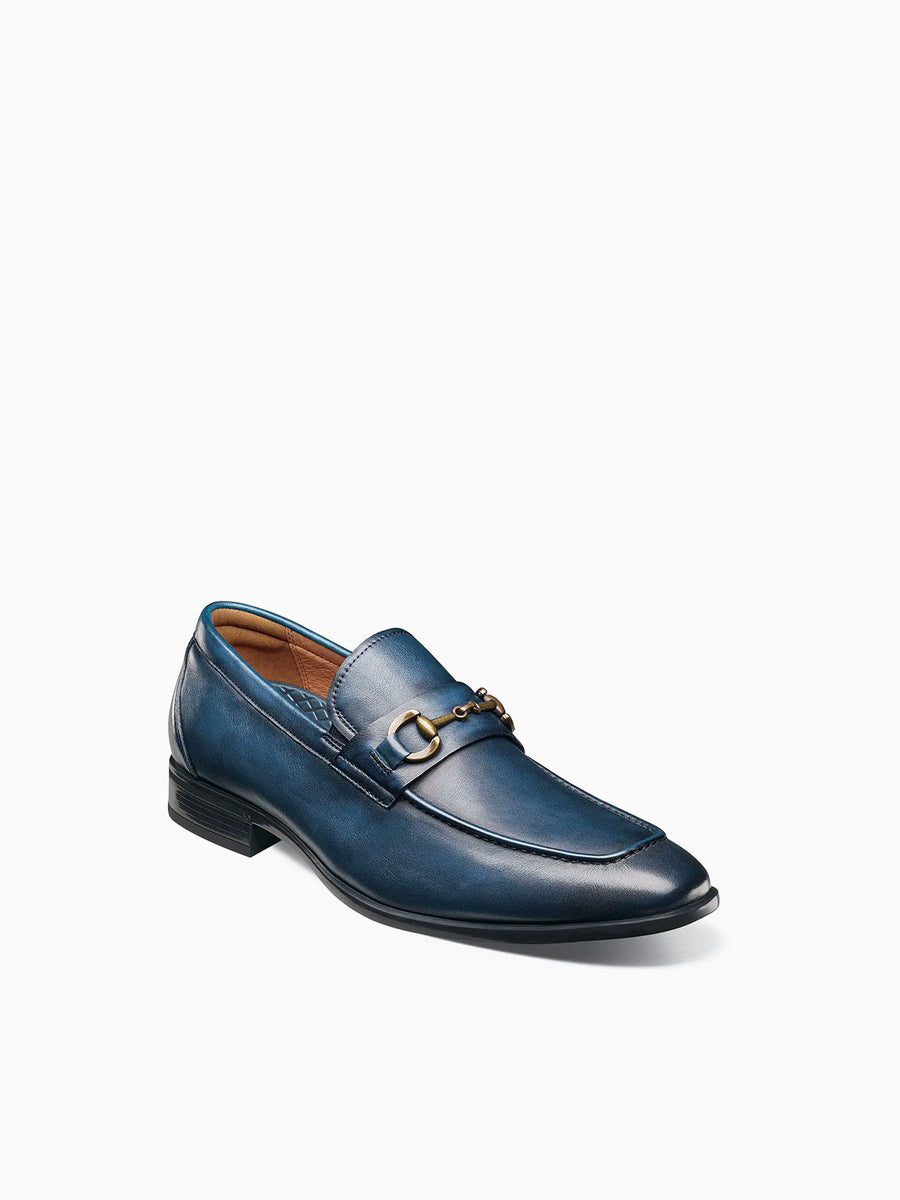 Zaffiro Moc Toe Bit Ii Navy Leather Navy / 7 / M