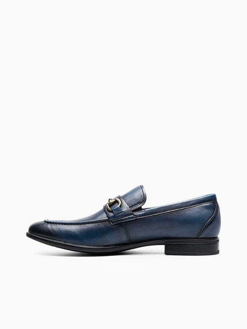 Zaffiro Moc Toe Bit Ii Navy Leather Navy / 7 / M