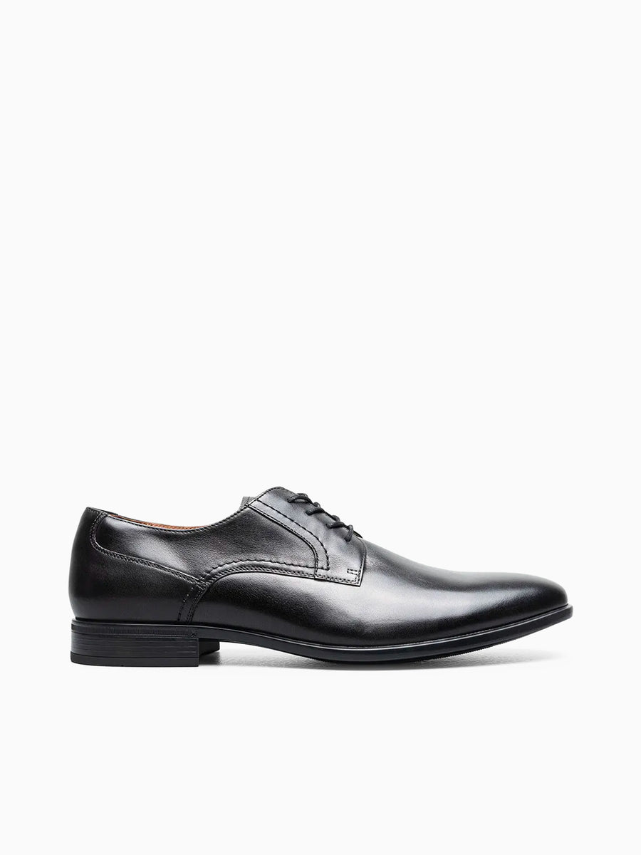 Zaffiro Plain Toe Black Leather Black / 7 / M