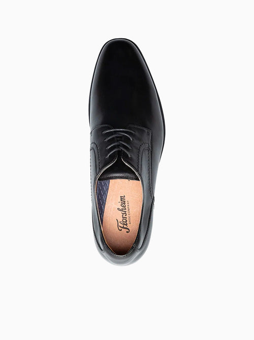 Zaffiro Plain Toe Black Leather Black / 7 / M