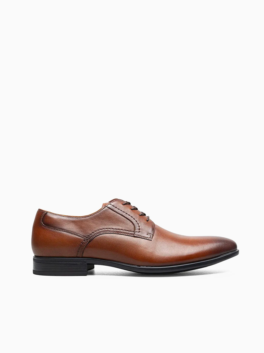 Zaffiro Plain Toe Cognac Leather Cognac / 7 / M