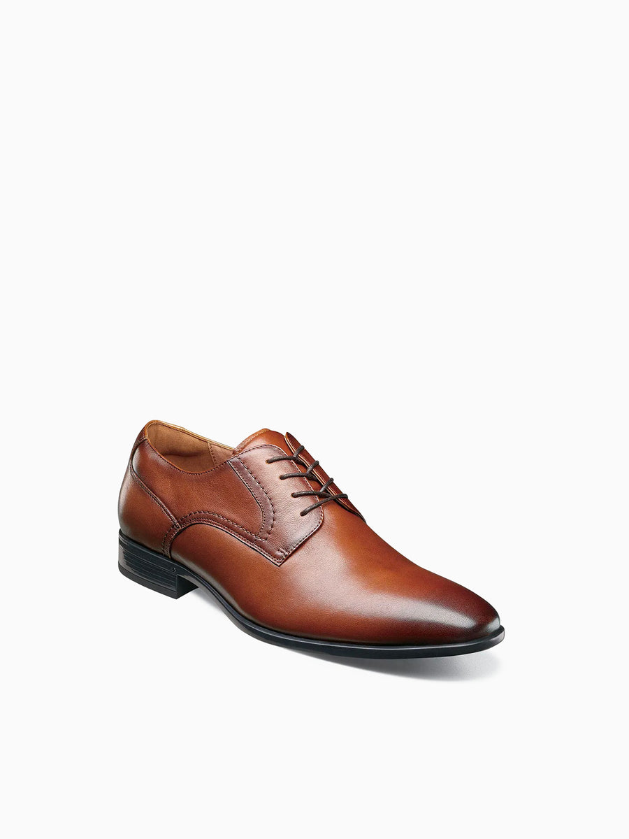 Zaffiro Plain Toe Cognac Leather Cognac / 7 / M