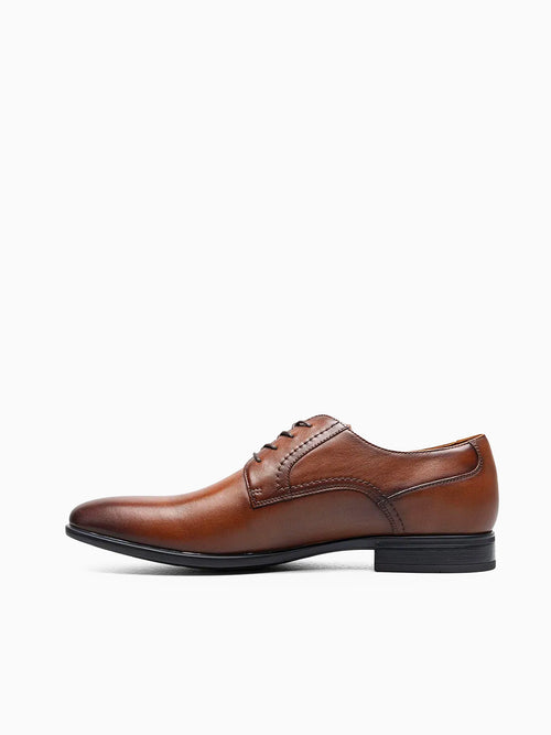 Zaffiro Plain Toe Cognac Leather Cognac / 7 / M