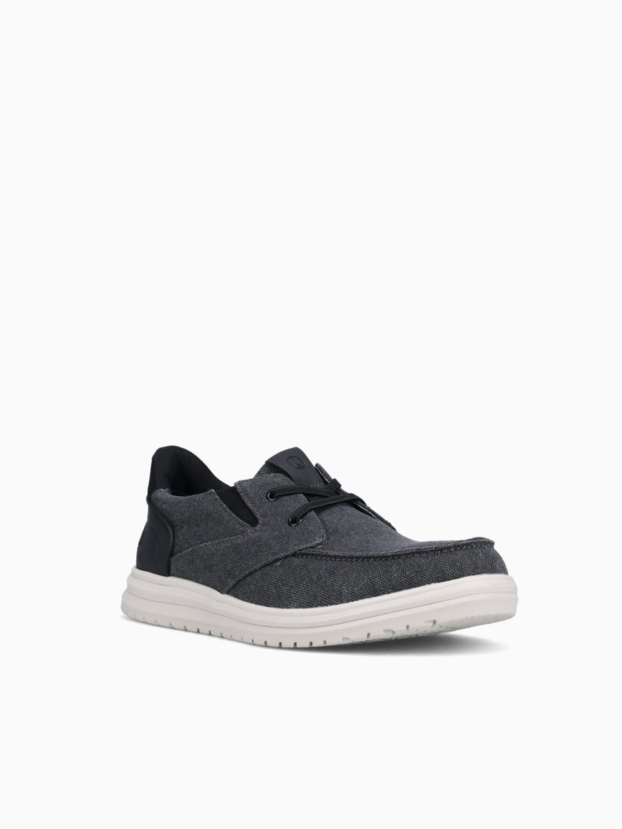 Brew City Canvas Moc Toe Black Multi Can Black / 7 / M