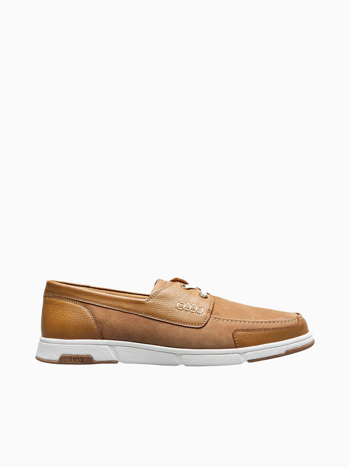 Luca Moc Toe Boat Tan Leather Tan / 7 / M
