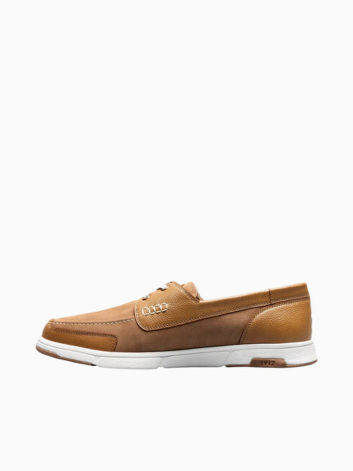 Luca Moc Toe Boat Tan Leather Tan / 7 / M