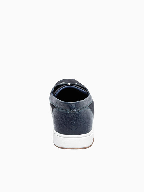 Luca Moc Toe Boat Navy Multi Leather Navy / 7 / M