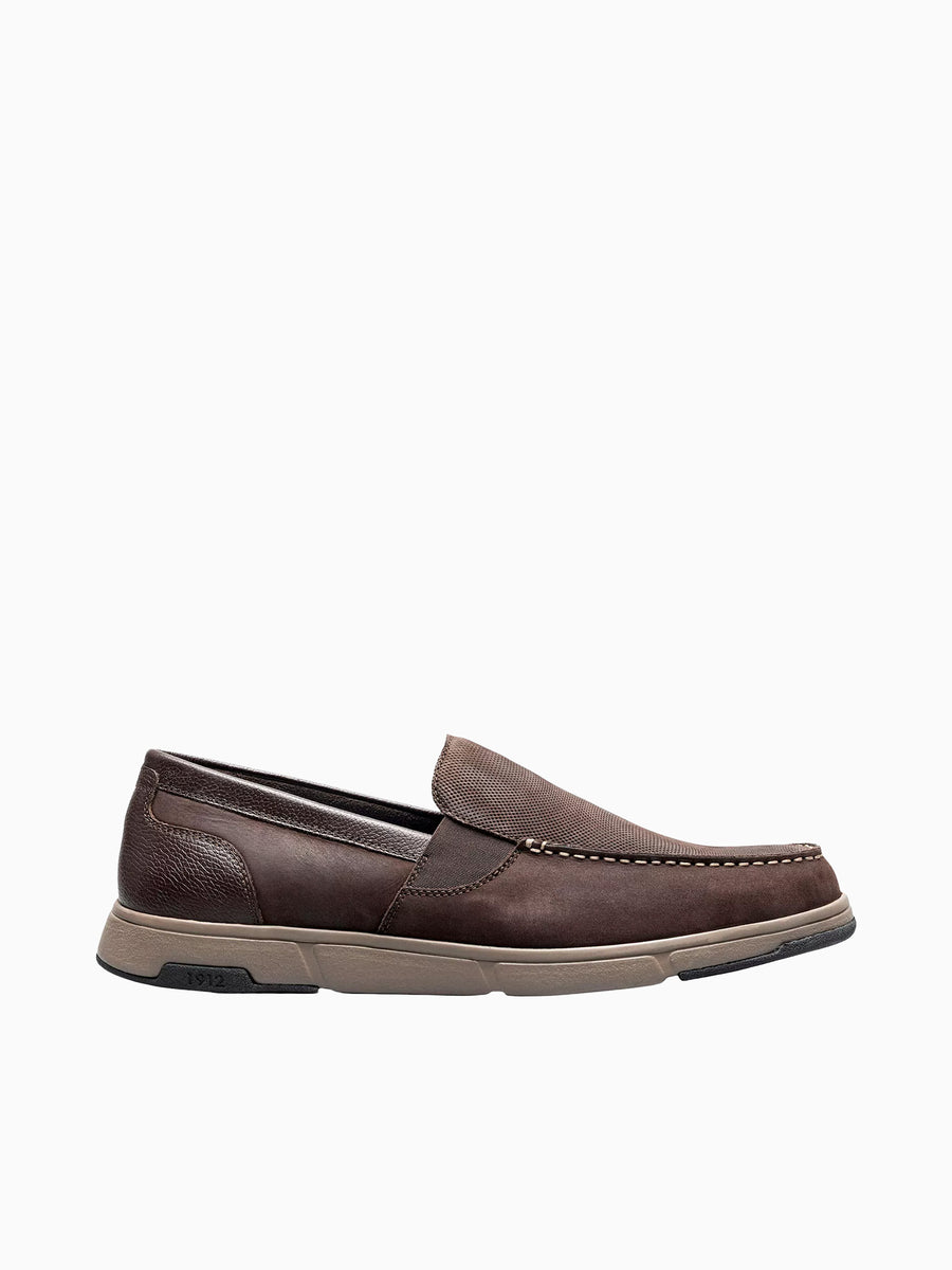 Luca Moc Toe Venetian Brown Leather Brown / 7 / M