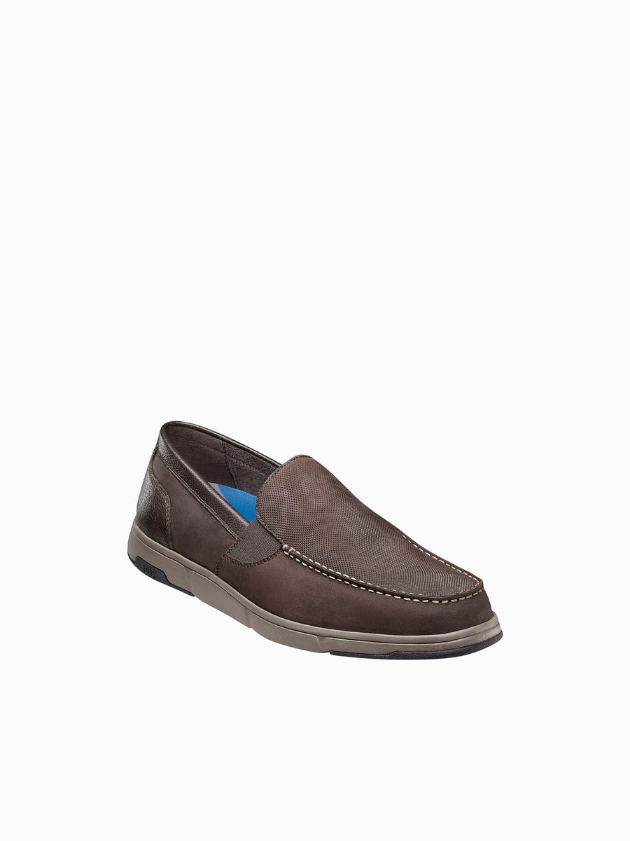 Luca Moc Toe Venetian Brown Leather Brown / 7 / M
