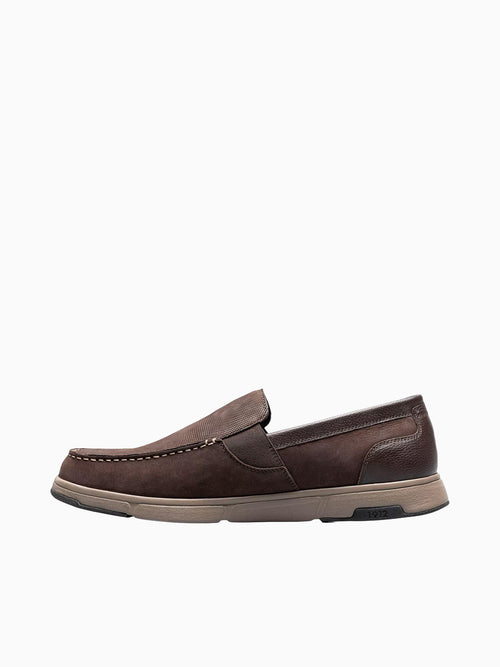 Luca Moc Toe Venetian Brown Leather Brown / 7 / M