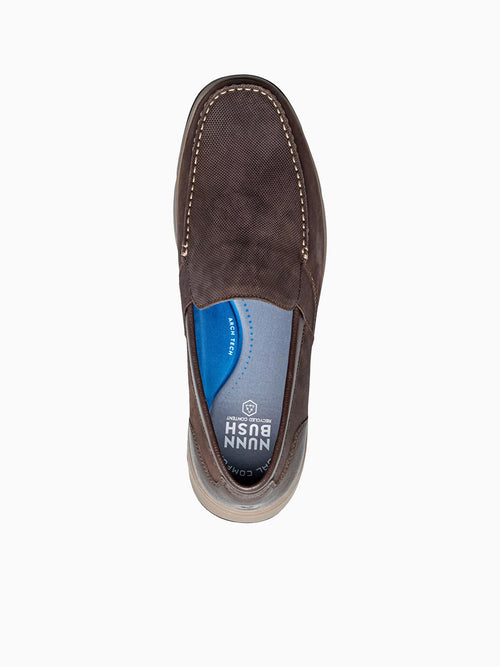 Luca Moc Toe Venetian Brown Leather Brown / 7 / M