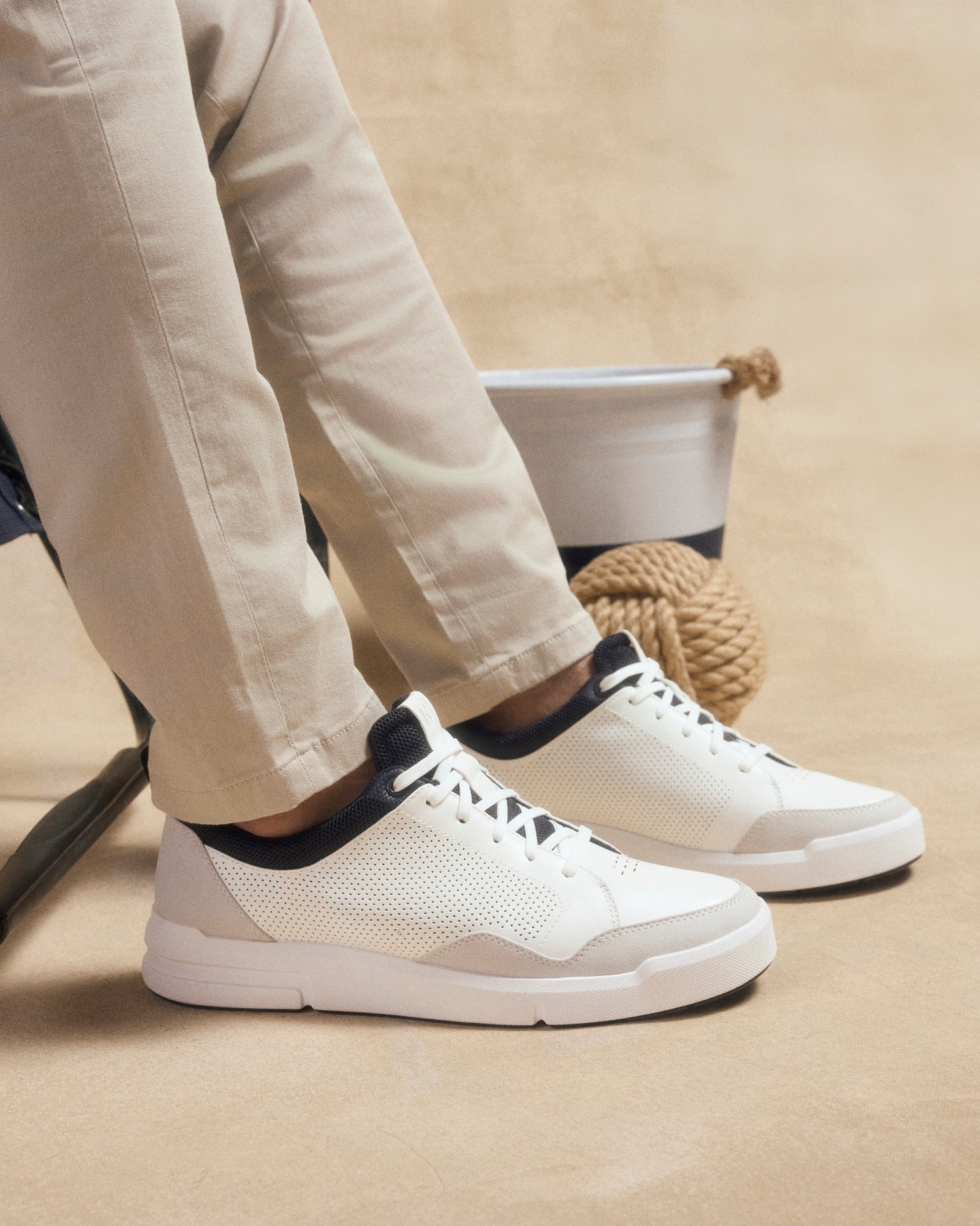 Kore City Rally Moc Toe White Multi Man