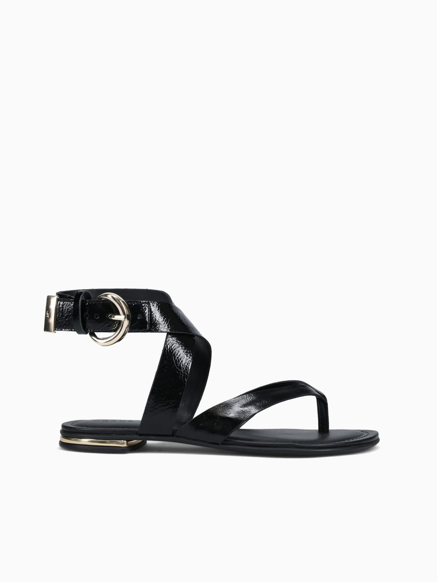 Joeleana Preto Couro Crinkle Black / 5 / M