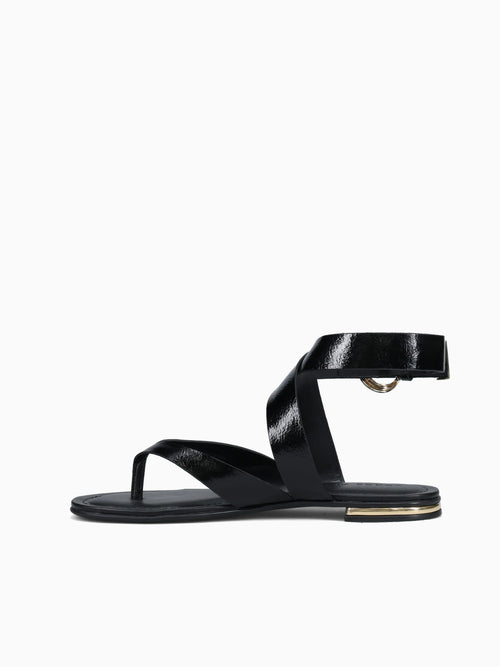 Joeleana Preto Couro Crinkle Black / 5 / M